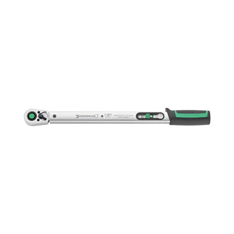 721QR/15 QUICK - Klucz dynamometryczny standardowy MANOSKOP® z wbudowaną grzechotką QuickRelease, 30-150 Nm (25-110 ft.lb) 721QR/15 QUICK - Klucz dynamometryczny standardowy MANOSKOP® z wbudowaną grzechotką QuickRelease, 30-150 Nm (25-110 ft.lb)