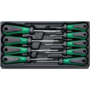 4899 - Moduł wkrętaków do śrub TORX® TAMPER RESISTANT, T8 - T40 (9 szt.), wkładka plastikowa