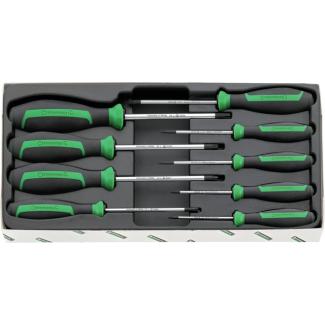 4699/9 - Moduł wkrętaków do śrub TORX® TAMPER RESISTANT, T8 - T40 (9 szt.), wkładka plastikowa