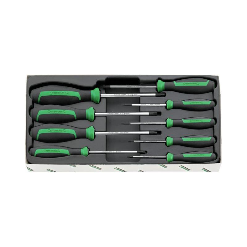 4699/9 - Moduł wkrętaków do śrub TORX® TAMPER RESISTANT, T8 - T40 (9 szt.), wkładka plastikowa 4699/9 - Moduł wkrętaków do śrub TORX® TAMPER RESISTANT, T8 - T40 (9 szt.), wkładka plastikowa