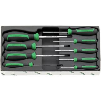 4694/9 - Moduł wkrętaków do śrub TORX®, T8 - T40 (9 szt.), wkładka plastikowa