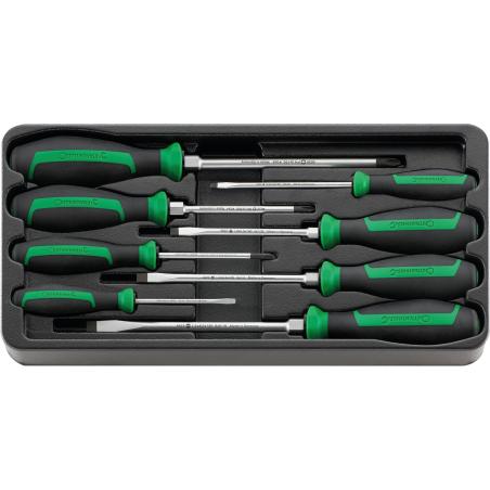 ES 4620/4622/4632/8 - Moduł wkrętaków do śrub z rowkiem i Phillips, 3,5 - 8 mm, PH1 - PH3 (8 szt.), wkładka plastikowa ES 4620/4622/4632/8 - Moduł wkrętaków do śrub z rowkiem i Phillips, 3,5 - 8 mm, PH1 - PH3 (8 szt.), wkładka plastikowa