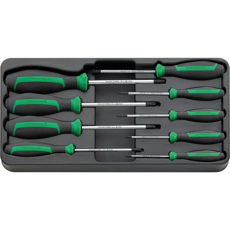 ES 4656/9 - Moduł wkrętaków do śrub TORX® TAMPER RESISTANT, T8 - T40 (9 szt.), wkładka plastikowa ES 4656/9 - Moduł wkrętaków do śrub TORX® TAMPER RESISTANT, T8 - T40 (9 szt.), wkładka plastikowa