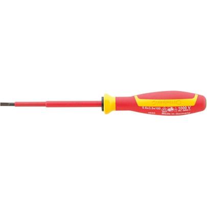 4660 VDE 2 - Wkrętak izolowany VDE DRALL+ do śrub z rowkiem, 3 x 100 mm