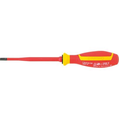 4661 VDE 5 - Wkrętak izolowany VDE DRALL+ do śrub z rowkiem, 5,5 x 125 mm