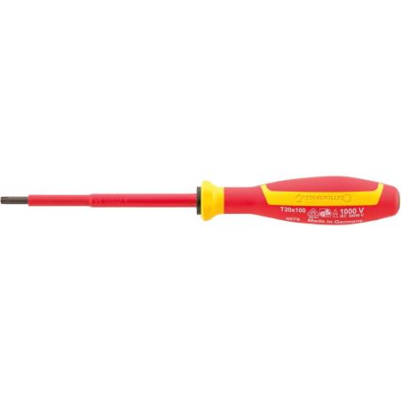 4675 VDE T20 - Wkrętak izolowany VDE DRALL+ do śrub TORX®, T20 x 100 mm 4675 VDE T20 - Wkrętak izolowany VDE DRALL+ do śrub TORX®, T20 x 100 mm