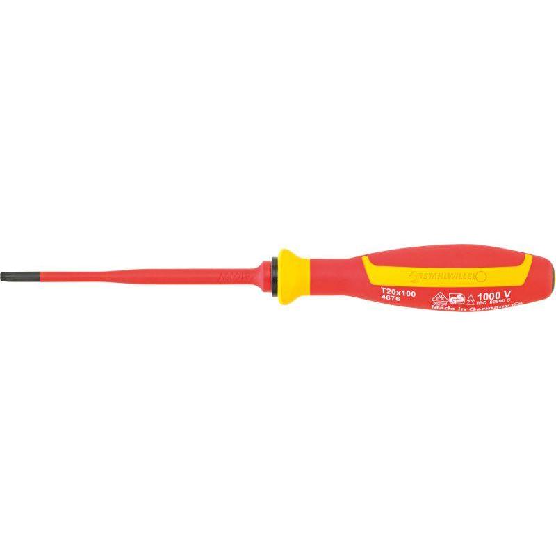 4676 VDE T20 - Wkrętak izolowany VDE DRALL+ do śrub TORX®, T20 x 100 mm 4676 VDE T20 - Wkrętak izolowany VDE DRALL+ do śrub TORX®, T20 x 100 mm