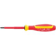 4670 VDE 1 - Wkrętak izolowany VDE DRALL+ do śrub Pozidriv, PZ1 x 80 mm