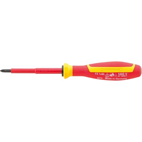 4670 VDE 2 - Wkrętak izolowany VDE DRALL+ do śrub Pozidriv, PZ2 x 100 mm 4670 VDE 2 - Wkrętak izolowany VDE DRALL+ do śrub Pozidriv, PZ2 x 100 mm