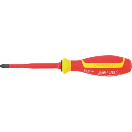 4671 VDE 2 - Wkrętak izolowany VDE DRALL+ do śrub Pozidriv, PZ2 x 100 mm 4671 VDE 2 - Wkrętak izolowany VDE DRALL+ do śrub Pozidriv, PZ2 x 100 mm
