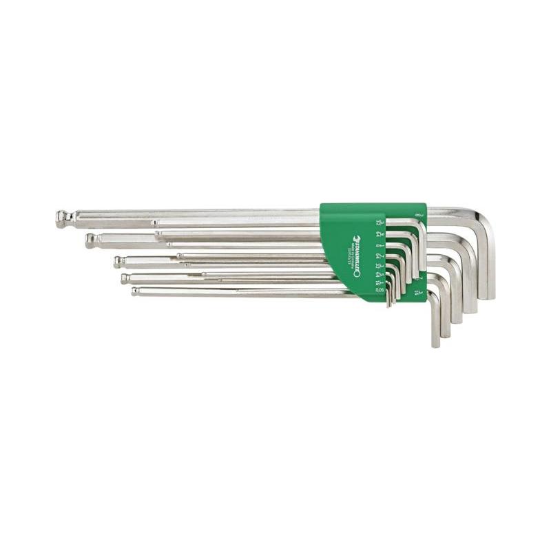 10767a/13 - Zestaw kluczy trzpieniowych zagiętych, krótkich z kulką, 6-kątnych, 0,050" - 3/8" (13 szt.) 10767a/13 - Zestaw kluczy trzpieniowych zagiętych, krótkich z kulką, 6-kątnych, 0,050" - 3/8" (13 szt.)