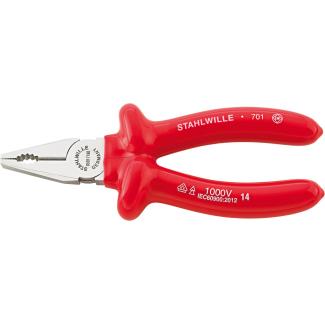 6501 7 200 VDE - Szczypce uniwersalne izolowane VDE, szczęki chromowane, 200 mm