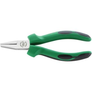 6507 5 160 - Szczypce płaskie, krótkie, szczęki chromowane, 160 mm