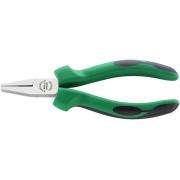 6507 5 160 - Szczypce płaskie, krótkie, szczęki chromowane, 160 mm