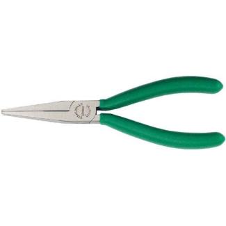 6508 6 160 - Szczypce płaskie, długie, szczęki polerowane, 160 mm