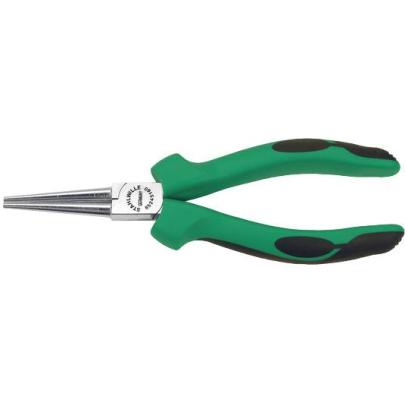 6524 5 160 - Szczypce okrągłe, długie, szczęki chromowane, 160 mm