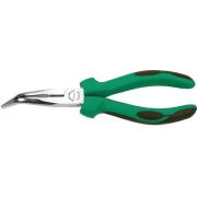 6530 5 200 - Szczypce półokrągłe, z ostrzem tnącym, odgięte 45°, szczęki chromowane, 200 mm