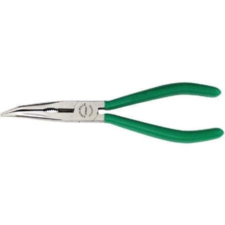 6530 6 160 - Szczypce półokrągłe, z ostrzem tnącym, odgięte 45°, szczęki polerowane, 160 mm 6530 6 160 - Szczypce półokrągłe, z ostrzem tnącym, odgięte 45°, szczęki polerowane, 160 mm