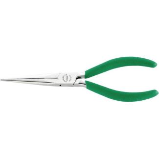 6531 5 170 - Szczypce półokrągłe, długie, dla mechaników, proste, szczęki chromowane, 170 mm