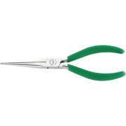 6531 5 170 - Szczypce półokrągłe, długie, dla mechaników, proste, szczęki chromowane, 170 mm