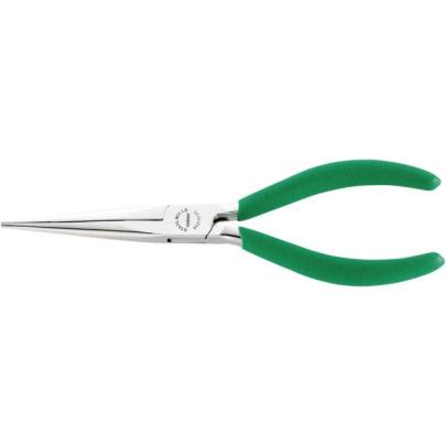 6531 5 170 - Szczypce półokrągłe, długie, dla mechaników, proste, szczęki chromowane, 170 mm