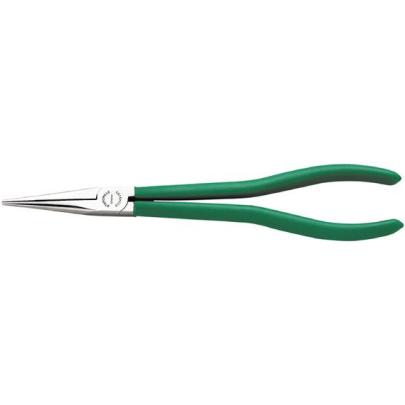 6534 5 280 - Szczypce półokrągłe, dla mechaników, typ "Langbeck", proste, szczęki chromowane, 280 mm