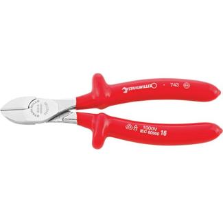 6600 7 145 VDE - Szczypce tnące boczne izolowane VDE, szczęki chromowane, 140 mm