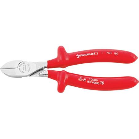 6600 7 145 VDE - Szczypce tnące boczne izolowane VDE, szczęki chromowane, 140 mm 6600 7 145 VDE - Szczypce tnące boczne izolowane VDE, szczęki chromowane, 140 mm