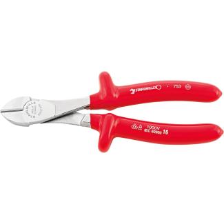 6602 7 250 VDE - Szczypce tnące boczne izolowane VDE, wzmocnione, szczęki chromowane, 250 mm