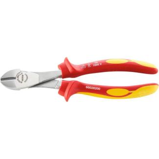 6602 8 180 VDE - Szczypce tnące boczne izolowane VDE, wzmocnione, szczęki chromowane, 180 mm