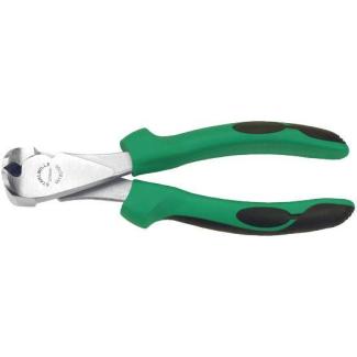 6618 5 160 - Szczypce tnące czołowe, wzmocnione, szczęki chromowane, 160 mm