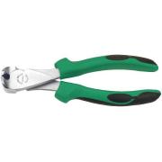 6618 5 160 - Szczypce tnące czołowe, wzmocnione, szczęki chromowane, 160 mm