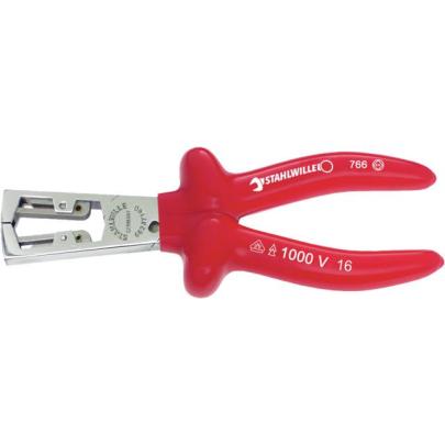 6623 7 160 VDE - Szczypce do zdejmowania izolacji izolowane VDE, samonastawne, szczęki chromowane, 160 mm