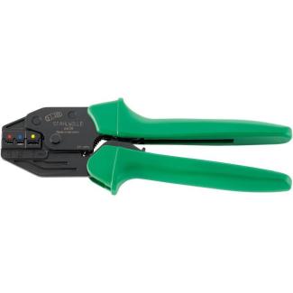 6638 - Szczypce do zaciskania konektorów, z dźwignią samoblokującą, zakres 0,5 - 6 mm²