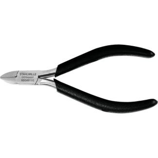 6604 6 110 - Szczypce ESD tnące boczne dla elektroników, wysmukłe, 112 mm