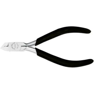 6614 6 115 - Szczypce ESD ukośne dla elektroników, ostrza bez skosu, 112 mm