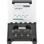 1204/8N - Zestaw bitów do śrub o profilu "5-star" + uchwyt, TPI10 - TPI40 (8 szt.)