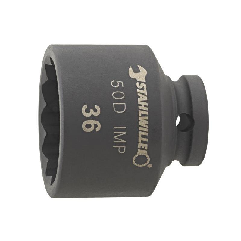 50D IMP 32 - Nasadka udarowa 1/2" 12-kątna, krótka, metryczna, 32 mm 50D IMP 32 - Nasadka udarowa 1/2" 12-kątna, krótka, metryczna, 32 mm