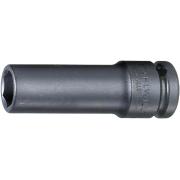 2309 19 - Nasadka udarowa 1/2" 6-kątna, długa, metryczna, 19 mm