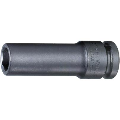 2309 22 - Nasadka udarowa 1/2" 6-kątna, długa, metryczna, 22 mm
