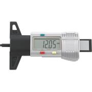 12900/4 - Elektroniczna suwmiarka do pomiaru profilu opon, dokładność 0,01 mm / 0,0005"