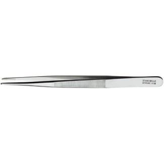 13130 - Pęseta prosta z zaokrąglonymi końcówkami, 160 mm