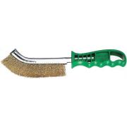 12377 - Szczotka druciana ze szczeciną mosiądzowaną, 270 mm