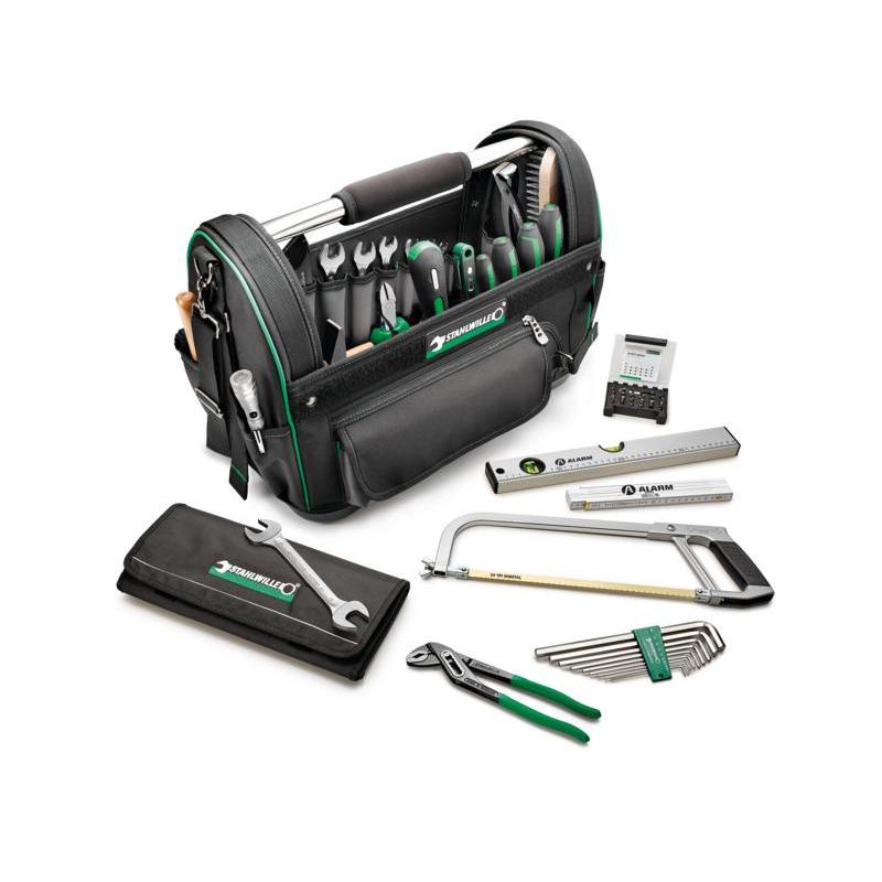 13219/58 - Zestaw 58 narzędzi do zastosowań uniwersalnych w torbie narzędziowej 13219