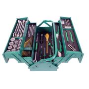 PR150L74 - Zestaw 74 narzędzi w rozkładanej skrzynce narzędziowej 83/09