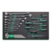 93 TOP BOX/130 - Zestaw 130 narzędzi, 2 moduły, w skrzynce 93 TOP BOX