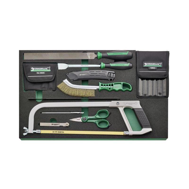 TCS 8 821/21 - Moduł narzędzi ślusarskich (21 szt.), wkładka piankowa