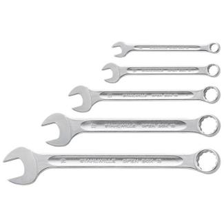 13/5 - Zestaw kluczy oczkowo-płaskich OPEN-BOX, 8 - 19 mm (5 szt.)