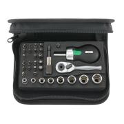 40/29/4 SCI - Zestaw nasadek 1/4" 6-kątnych, 5,5 - 14 mm, z grzechotką i akcesoriami + bity (33 szt.)