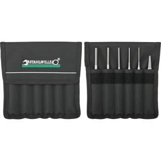 105-108/6T - Zestaw wybijaków, 2,5 - 6 mm + punktak 10 mm (6 szt.)